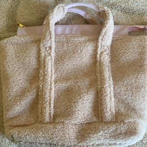 Stoney Clover NWOT Rose Sherpa Mini Tote